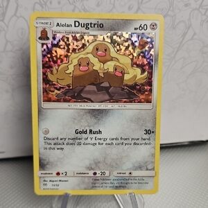 Alolan Dugtrio 11/12 Pokemon TCG Holo Rare